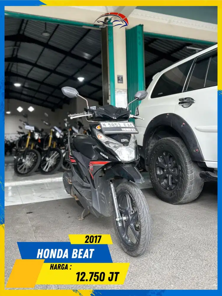 HONDA BEAT 2017 MURAH POLL MASZEEHH HIKMAH MOTOR KEPUH MALANG