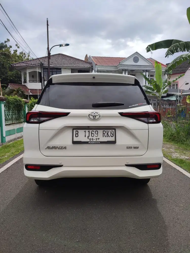 Toyota Avanza G 1.5 Manual th 2022 Putih nopol ganjil jakarta timur