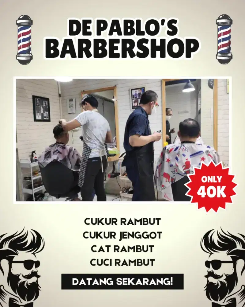 Lowongan Kerja Barbershop cocok langsung kerja