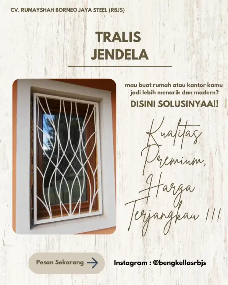 TRALIS JENDELA ANTI KARAT