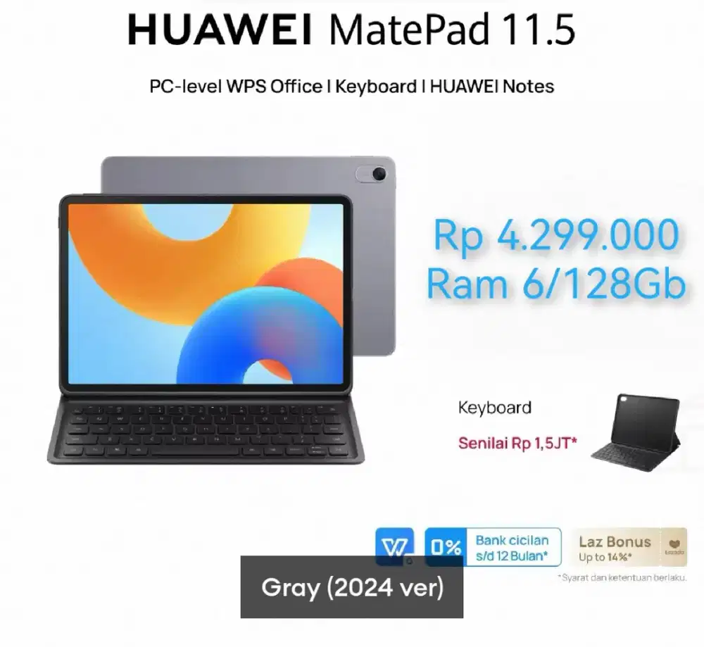 Huawei Matepad 11, 5R Ram 6/128Gb