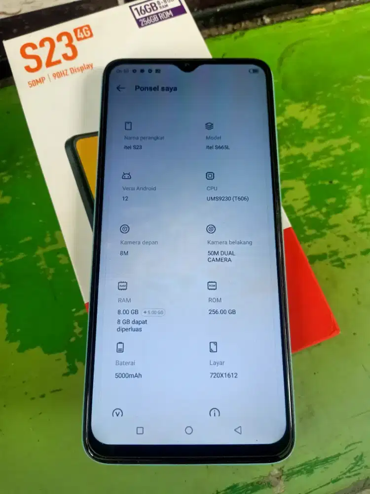 itel s23 ram8+8 internal 256gb