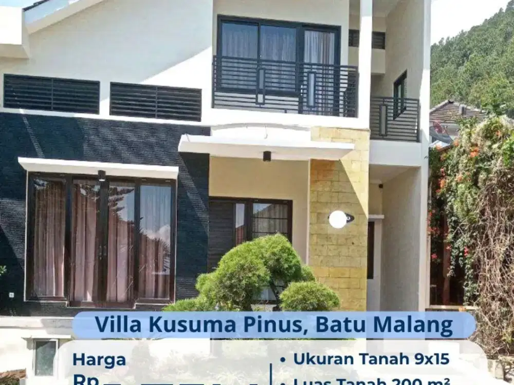 Villa Di Kusuma Pinus Batu Lokasi Strategis Bagus dan Nyaman
