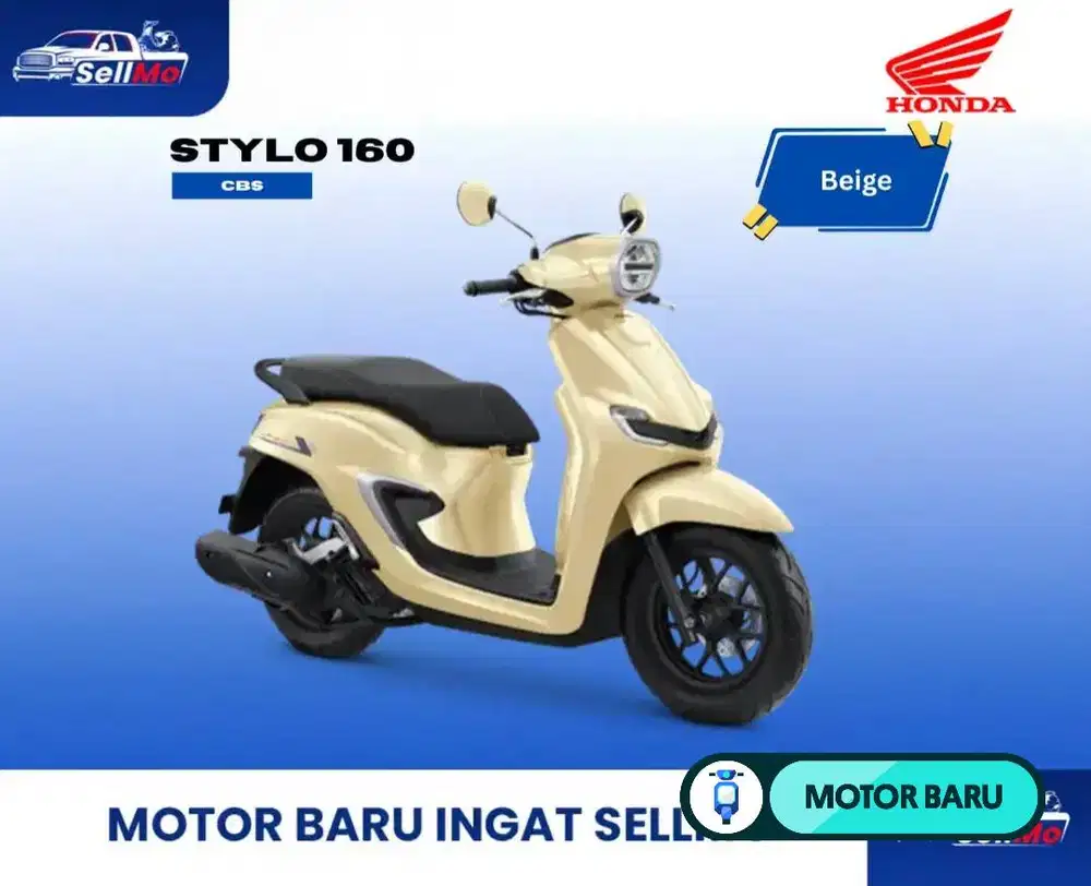 PROMO MOTOR HONDA STYLO 160 CBS STYLO 160 ABS DP MULAI 2 JT AN