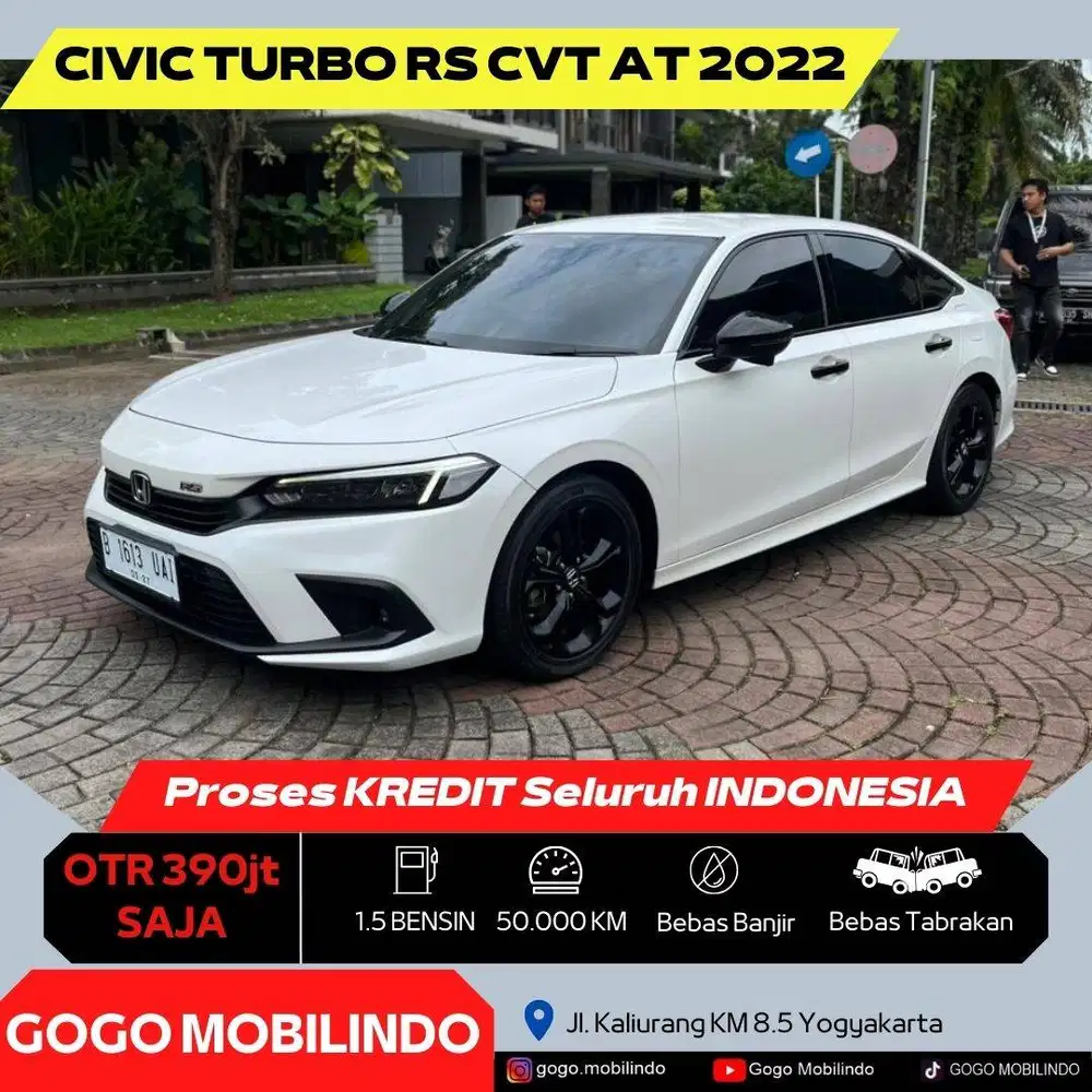 Honda Civic Turbo RS CVT Matic 2022 FAVORIT DP Minim Accord