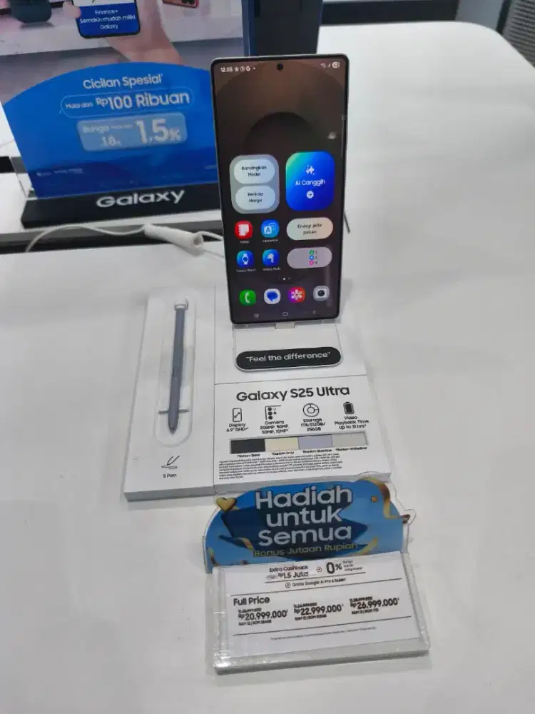 Kredit samsung S25 ultra bunga 0% free 2x cicilan