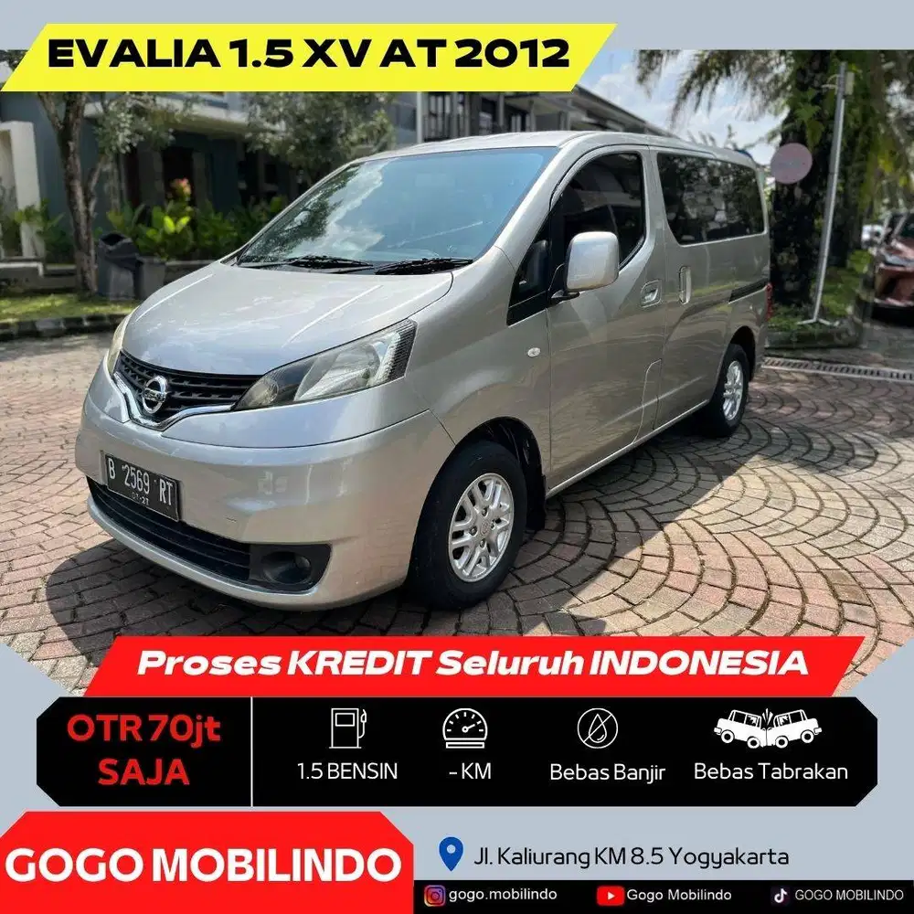 Nissan Evalia XV Matic 2012 DP minim Kredit Murah APV