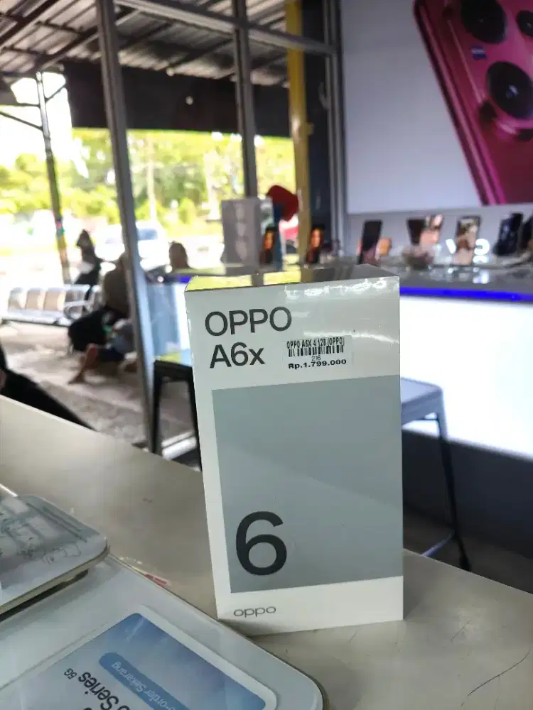 Oppo A6x 6/128 garansi resmi 1tahun Atlantis dahsyat