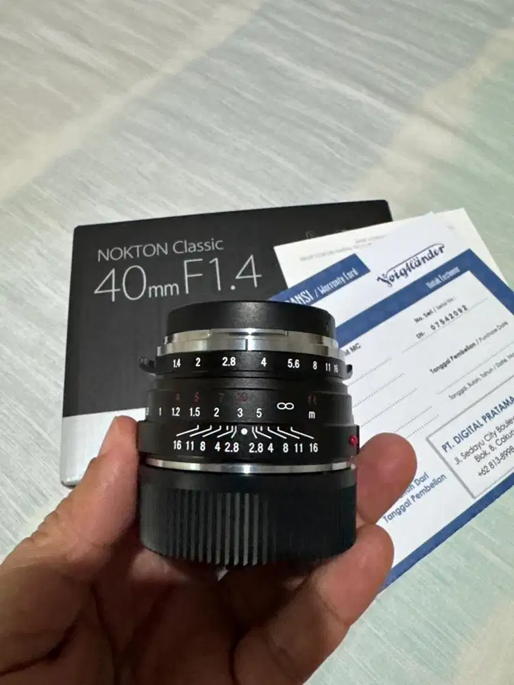 Voigtlander nokton 40mm f1.4