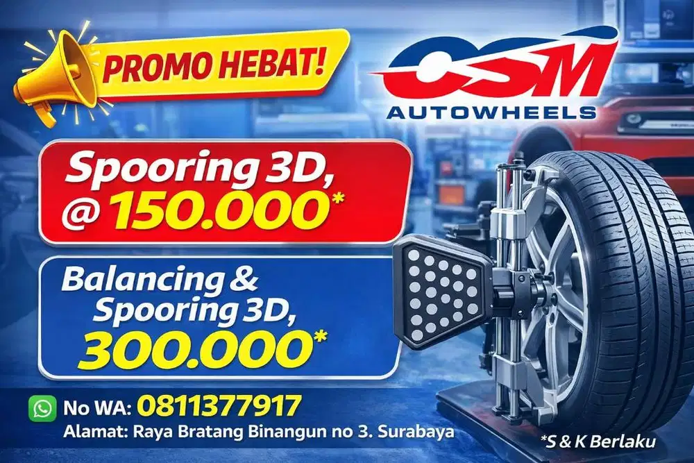 Promo Velg/Ban & Promo Spooring + Balancing 2026