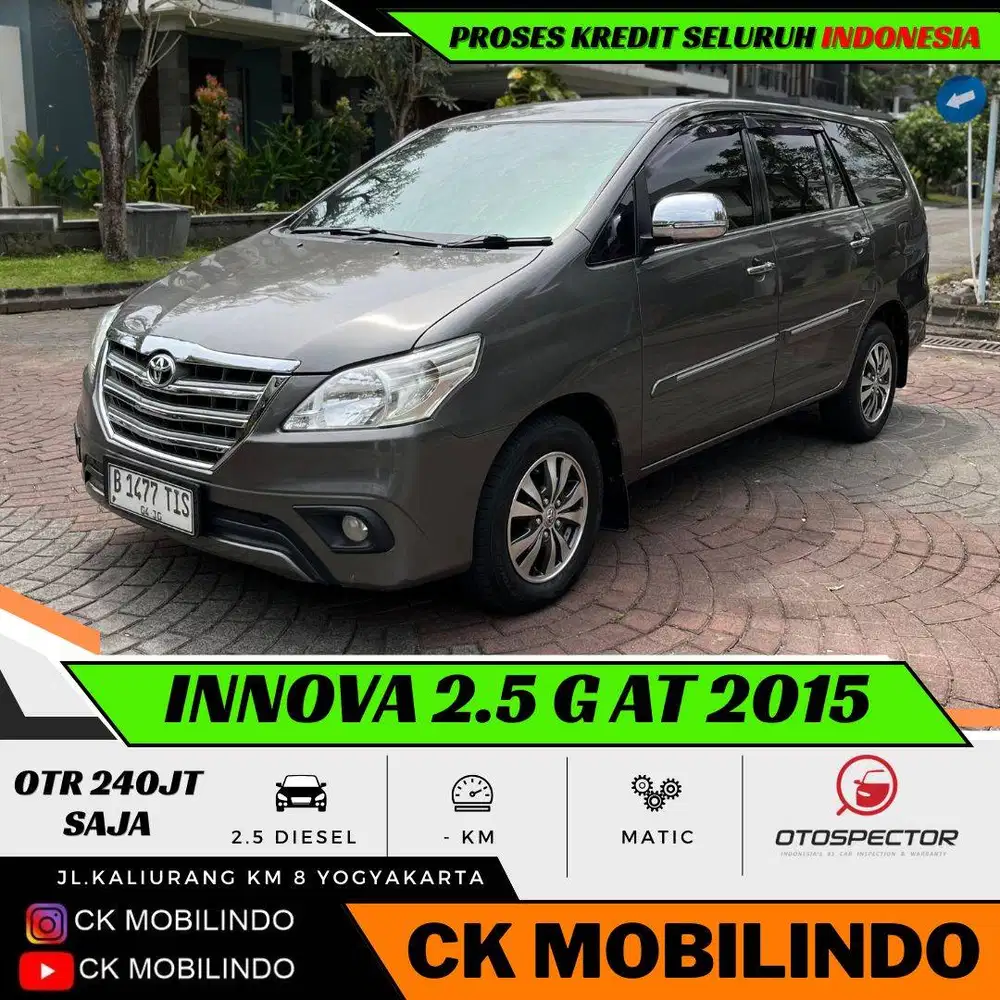 Toyota Kijang Innova G Matic 2015 DP Minim Kredit Murah Rush
