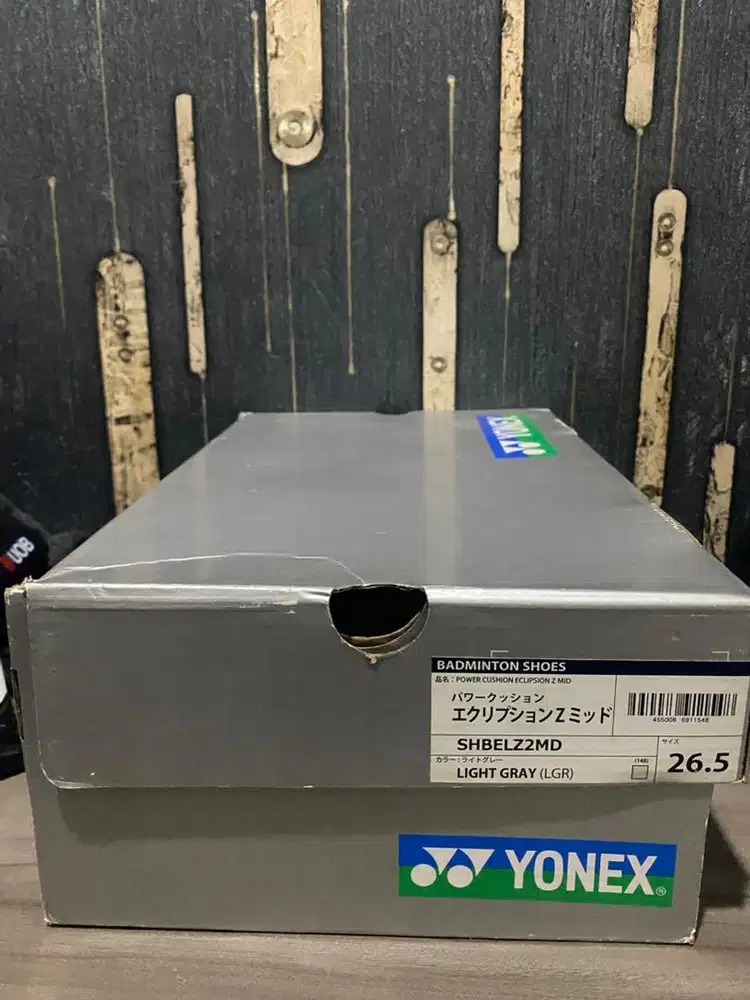DIJUAL!!SEPATU ORIGINAL  YONEX POWER CUSHION ECLIPSION Z MID 2 JT NEGO