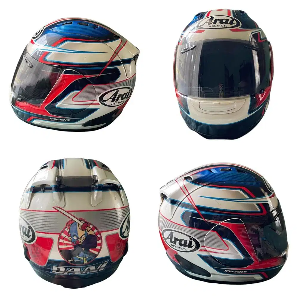 Helm ARAI RR5 Dani Pedrosa Samurai Edition