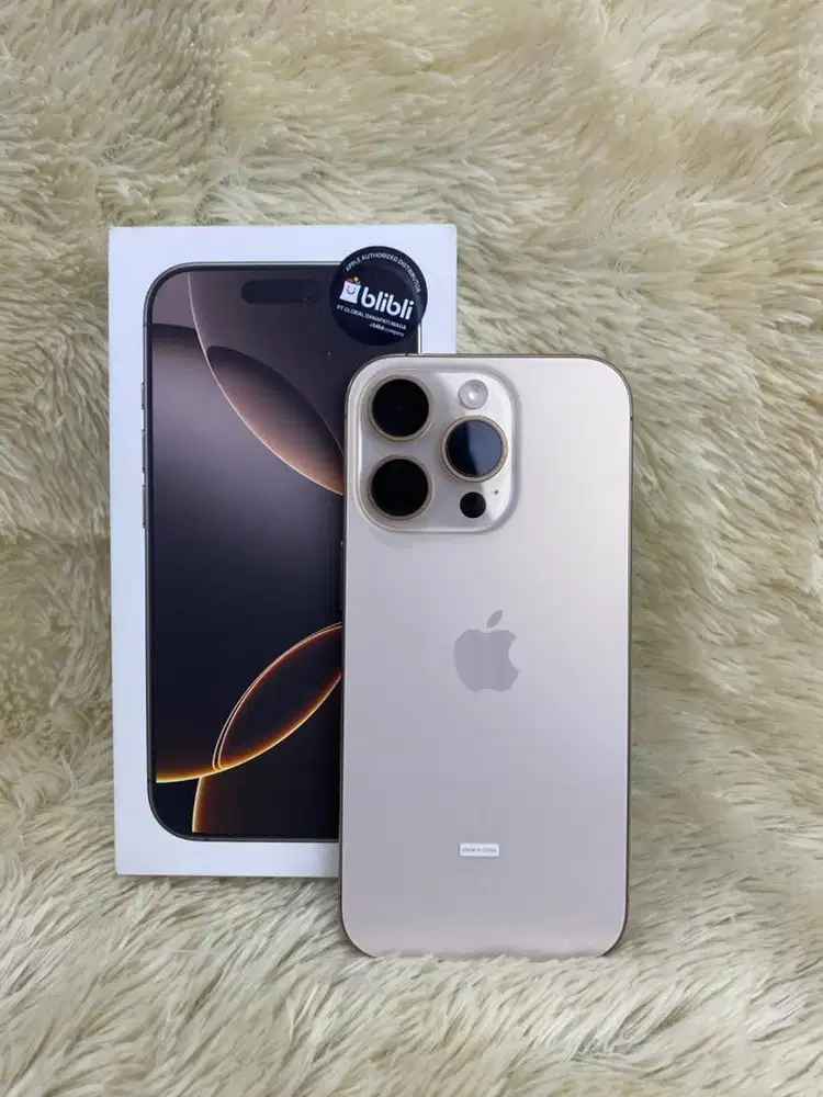 IPhone 16 Pro 128Gb Desertitanium Garansi September 2027#3Gcom