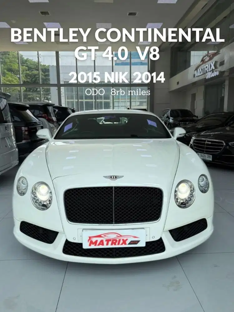 BENTLEY CONTINENTAL GT 4.0 V8 2015 NIK 2014
