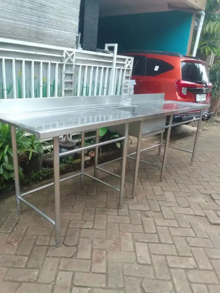 Berkwalitas dqn terjangkau Single sink sayap kanan  ukuran 280x75x90