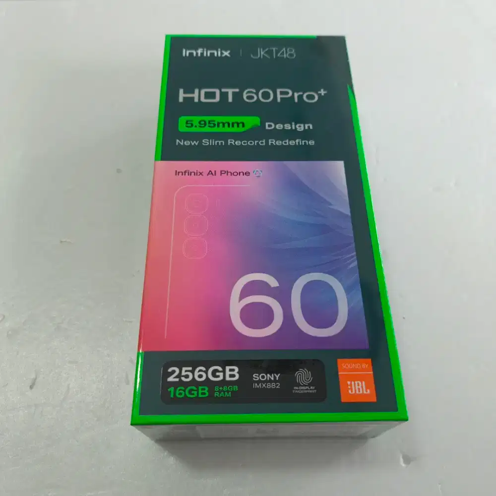 Infinix HOT 60Pro+ ram 16gb memori 256gb garansi resmi