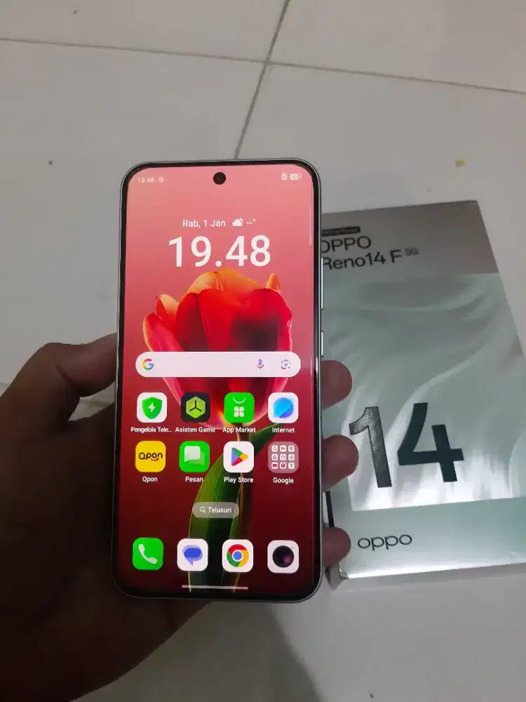 Oppo reno 14f 5g 8/256gb fullset