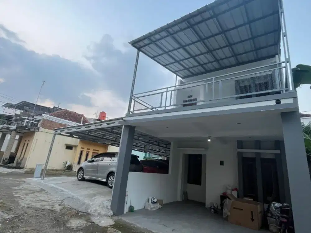 Dijual Rumah Sayap Cikutra 2 Lantai Minimalis Dalam Cluster