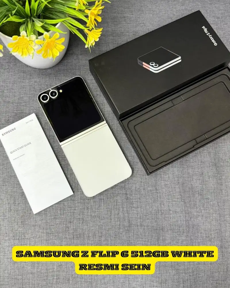 Samsung Z flip 6 12/512gb white SEIN Free 4casing