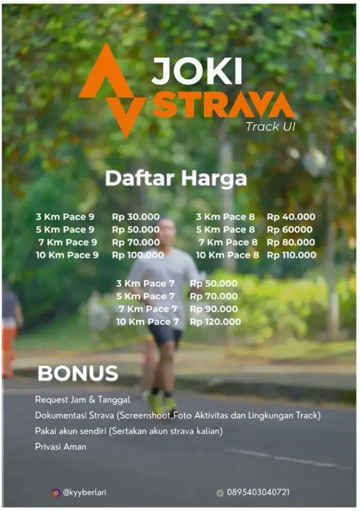 Jasa akun strava