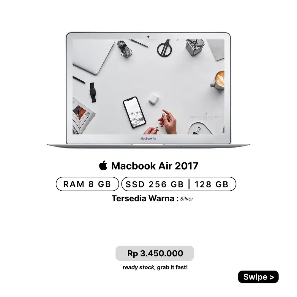 Macbook Air 2017 8/128 GB | 8/256 GB