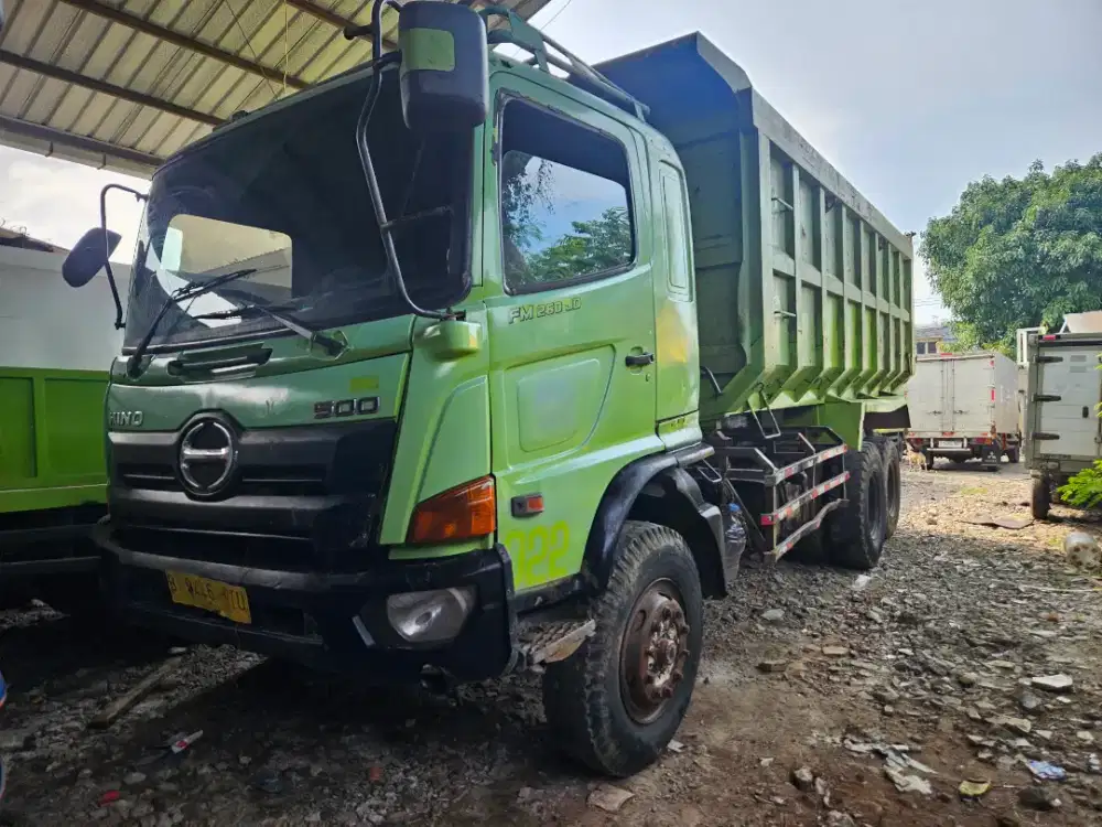 Hino FM 260 JD tronton 6x4 dump truk tahun 2017 istimewa