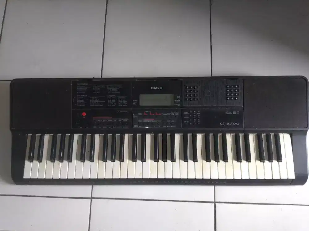Keyboard CASIO CTX700 MINUS PEMAKAIAN NORMAL KELENGKAPAN ADA ADAPTOR