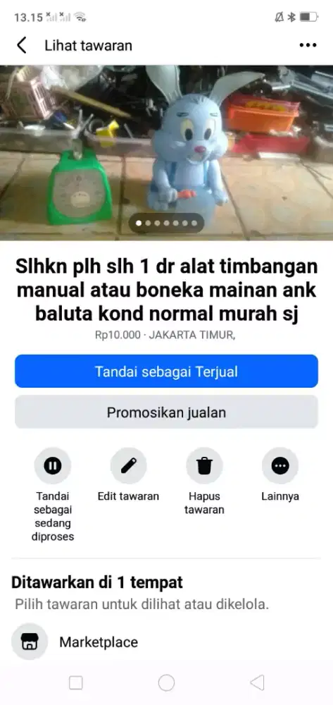 Slhkn plh slh 1 dr boneka main an ank atau sblh nya kond bgs hrg murah