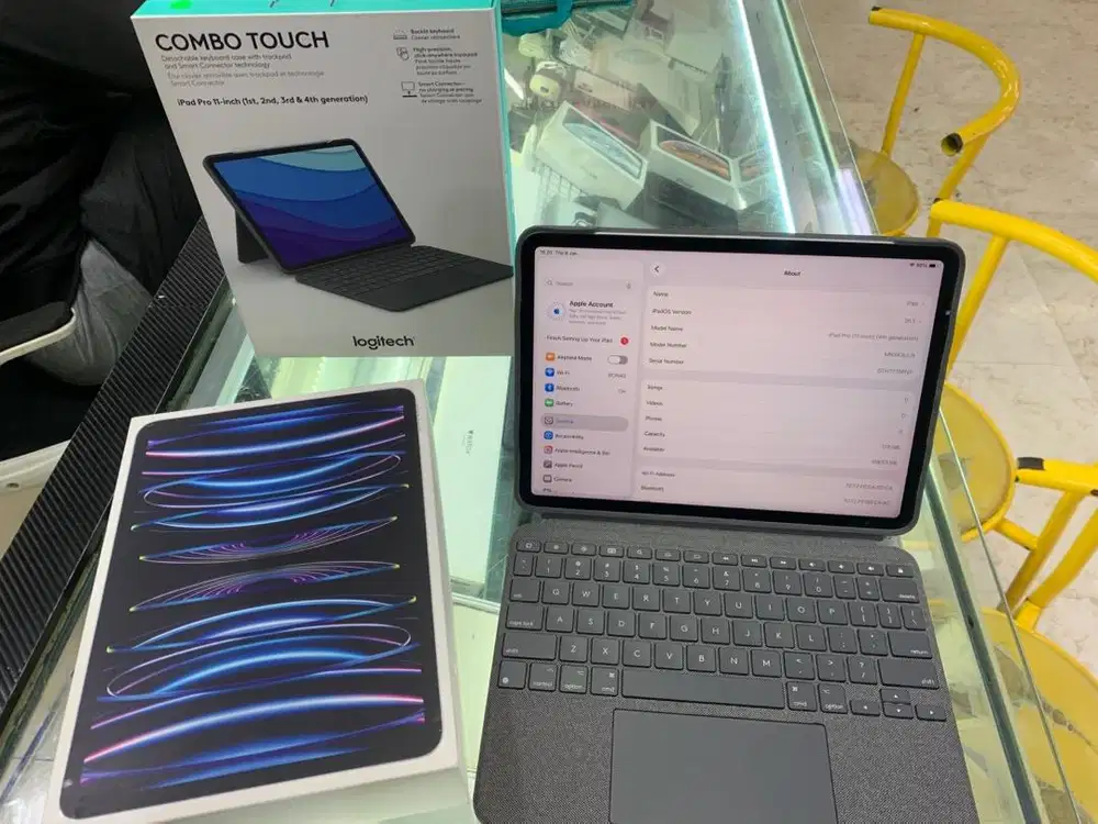 Ipad Pro M2 128GB Gen 4 11 inch Wifi Ex Inter Mullus Include Keyboard
