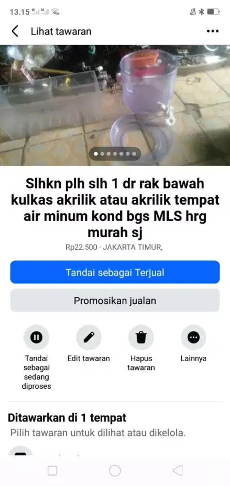 Slhkn plh slh 1 dr rak bwh kulkas akrilik atau sblh nya murah sj cpt