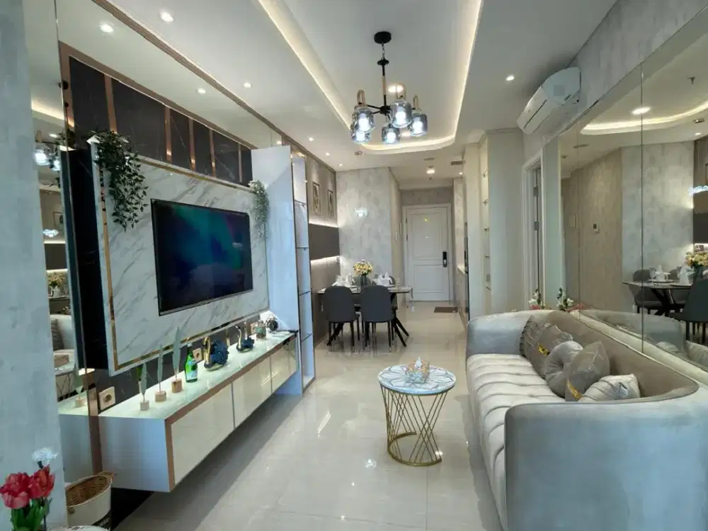 Available For Rent and Sales Apartemen Grand Medison Condominium Luxury Apartemen Type 2+1BR Luas 67 m2