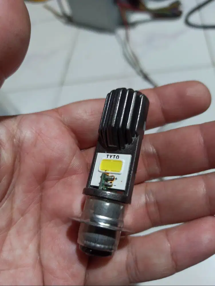 Lampu LED Motor H6 Bebek Matic Putih White TYTO