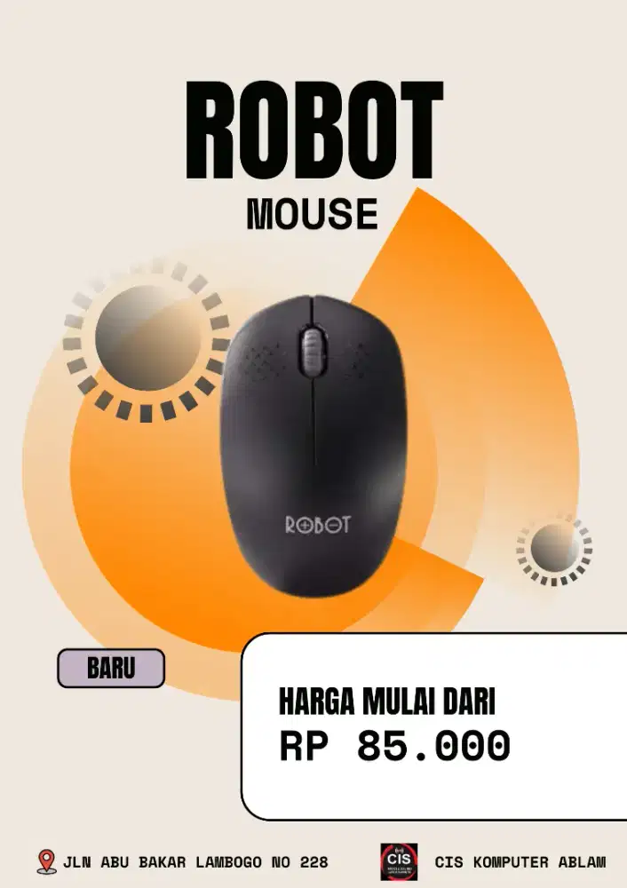 Jual mouse ROBOT