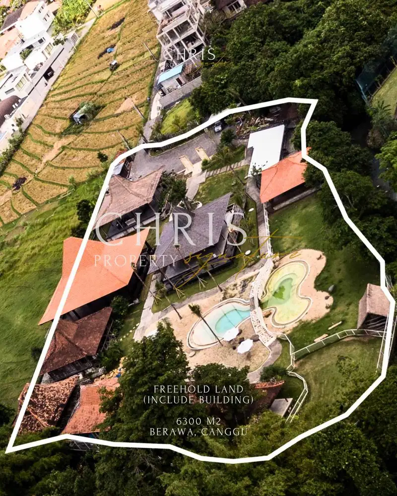 Dijual Tanah SHM Berawa Canggu 6.300 m² – Lokasi Premium
