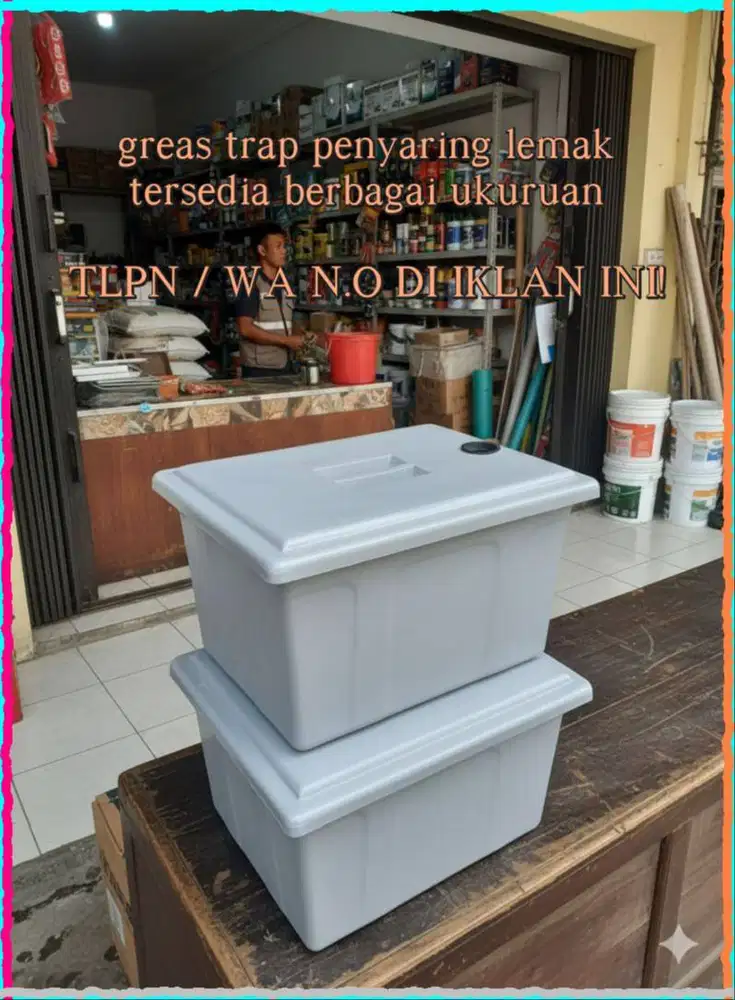 grease trap FIBERGLASS - GRESTREP BERKUALITAS