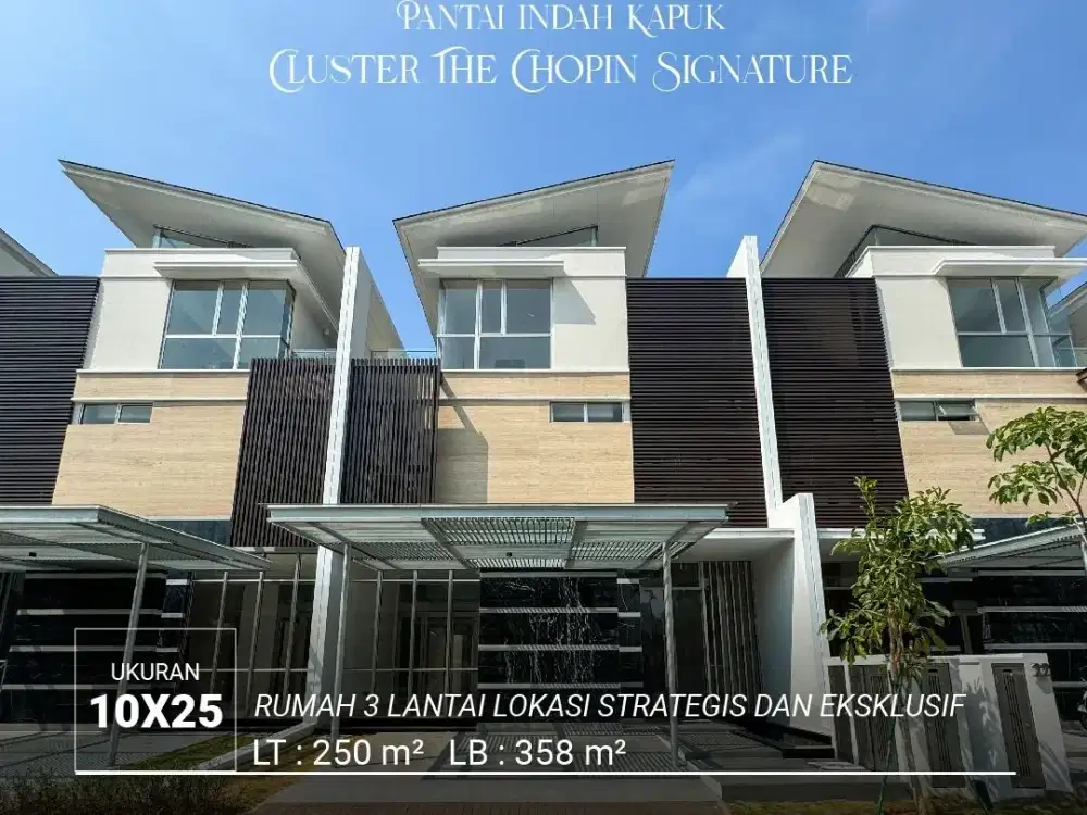 Vco - Dijual Rumah Golf Island Cluster The Chopin Signature Uk 10X25