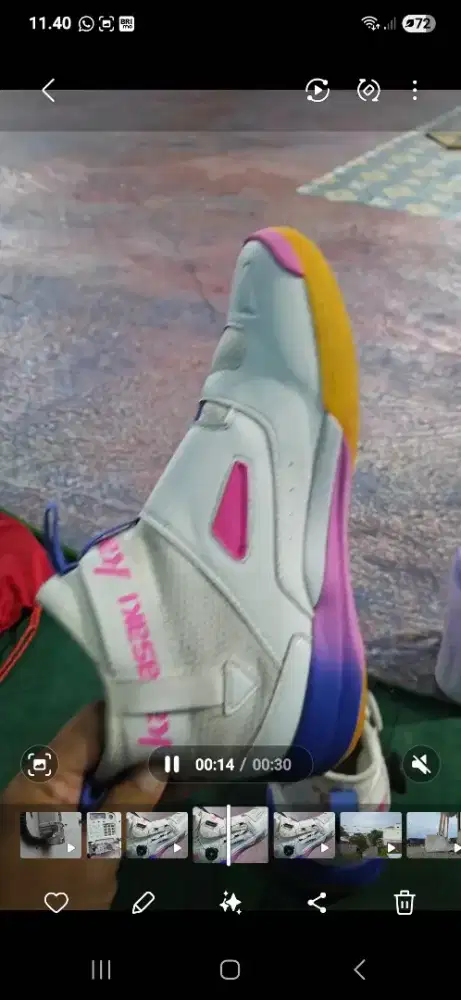 Sepatu badminton kawasaki boa size41