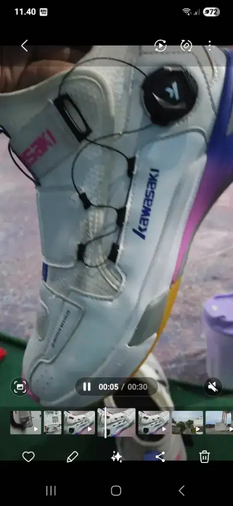 Sepatu badminton kawasaki boa size41