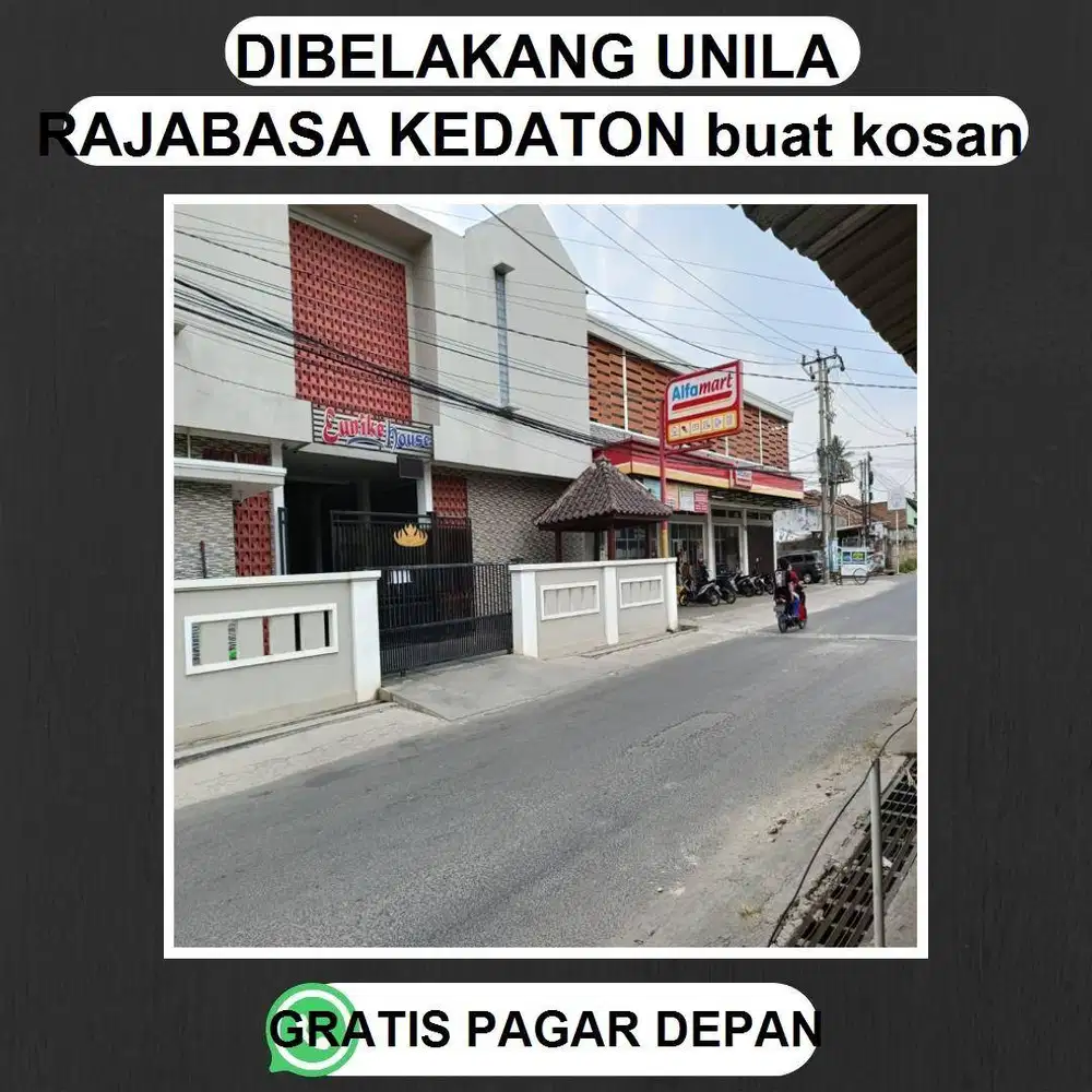 TANAH DIJUAL MURAH DITENGAH PUSAT KAMPUS UNILA