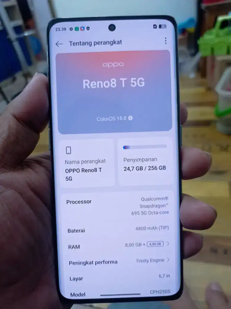 Oppo Reno 8T 5G 8/256 second