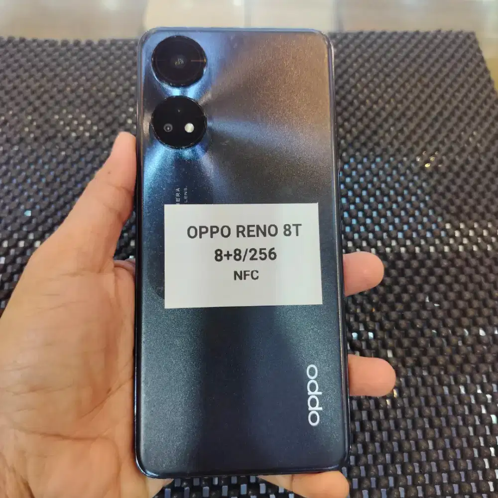 Oppo Reno 8T 4g 8/256 mulus lengkap