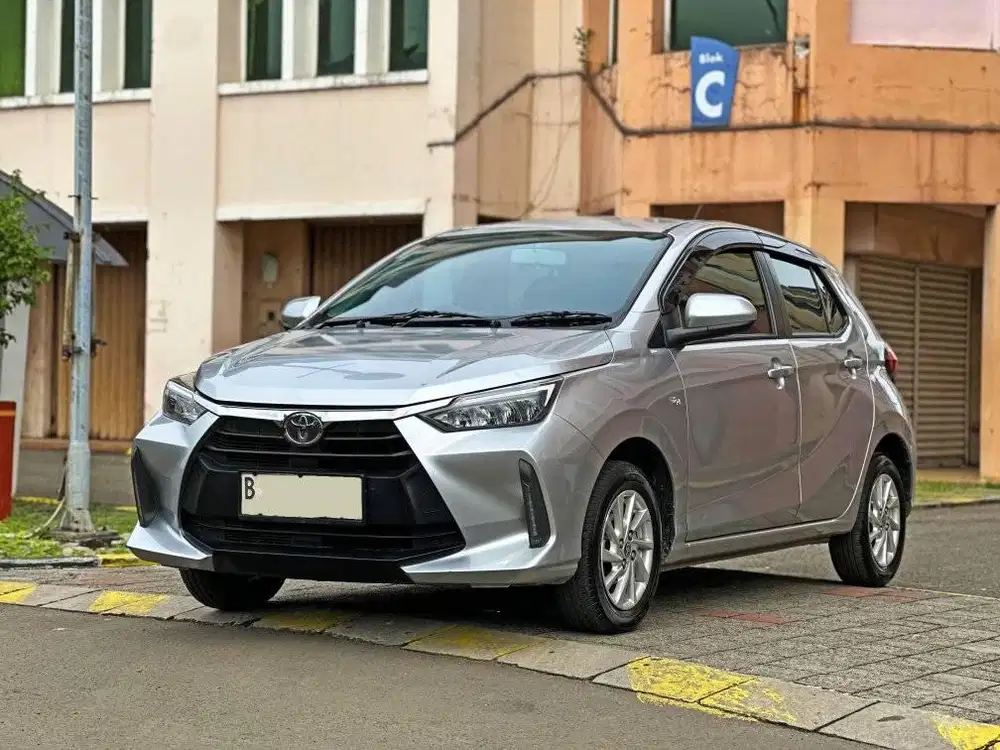 Jual Cepat : Toyota Agya 1.2 G Cvt 2023 Silver Service Record Dp 24jt