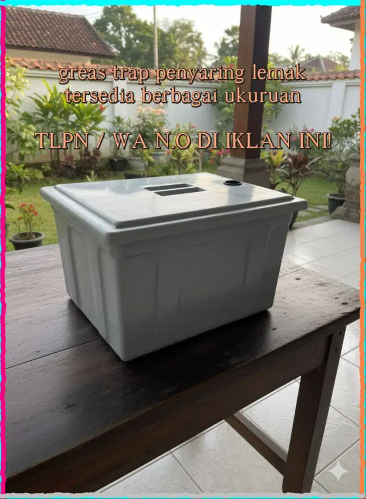 grasstree - gres trep - grease trep frp - penyaring minyak