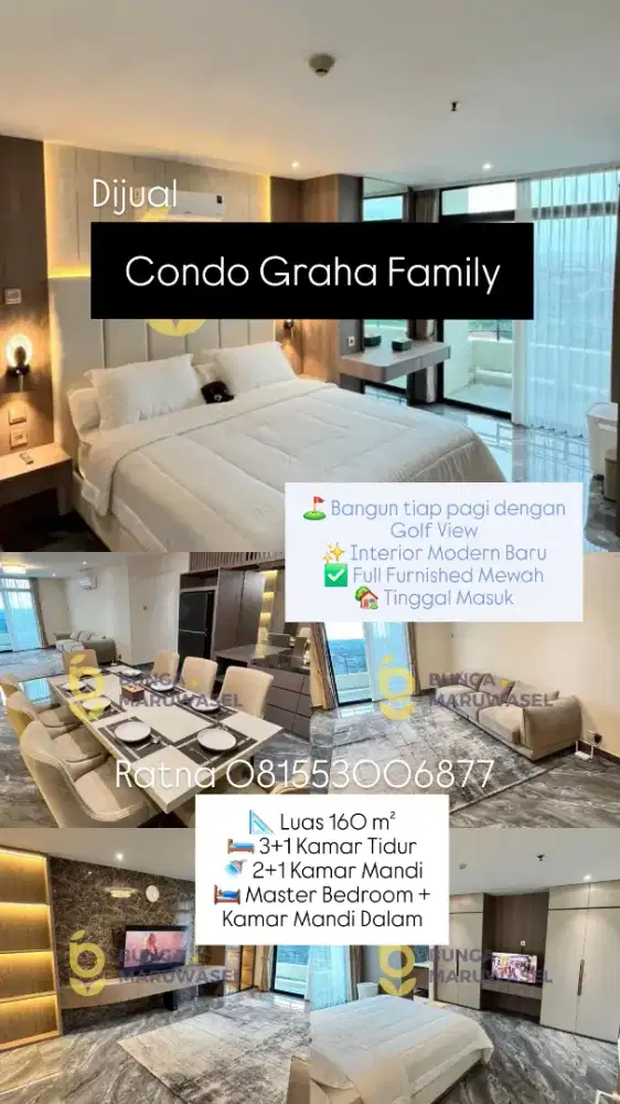 Dijual Condominium Graha Famili tower Prima B