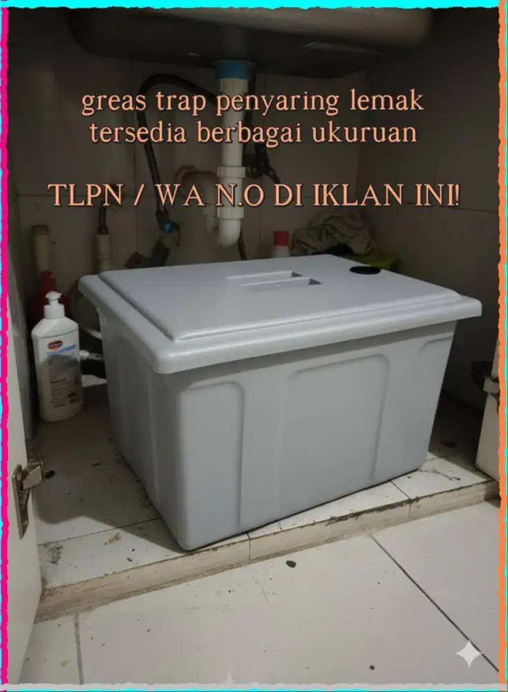 GRESTREP - grease trap -Penjebak Minyak