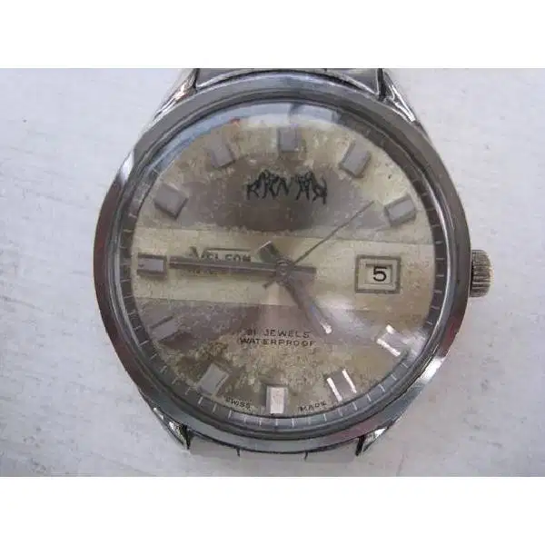 Vintage antik arloji /  jam tangan pria NELSON SEA II Swiss