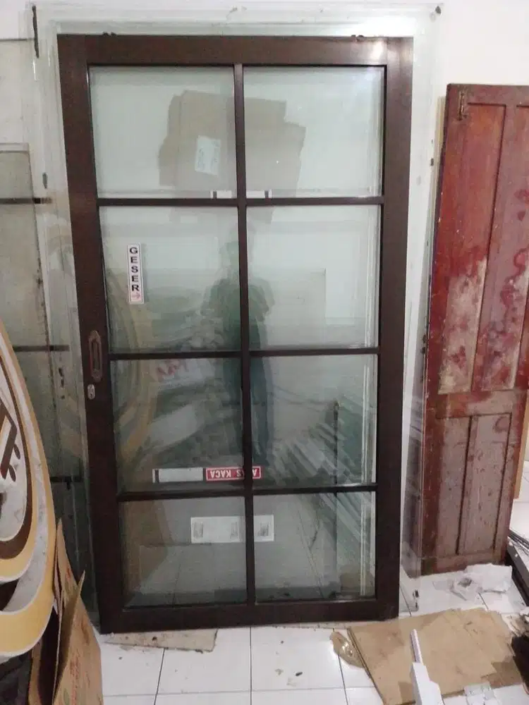Jual Pintu Kaca Ex Toko Retail