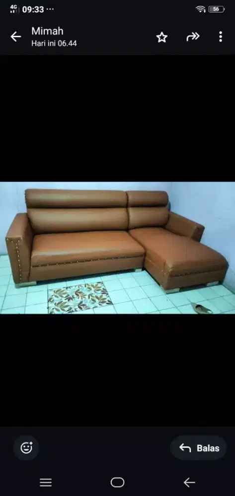 Jual murah sofa L