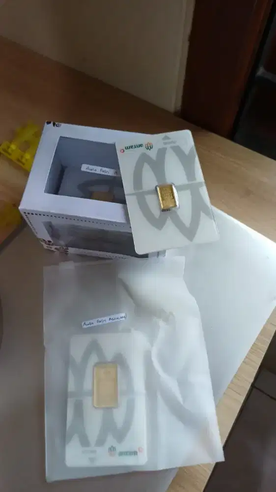 Emas Antam 2g, 5g, 10g 2025 red mark